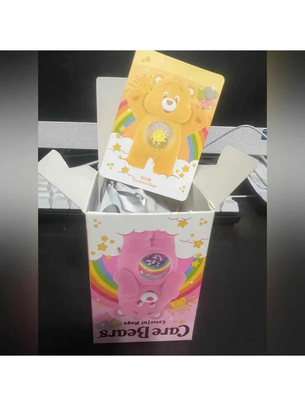 POP MART Care Bears Colorful Hugs Series Figures Confirmed Funshine Bear
